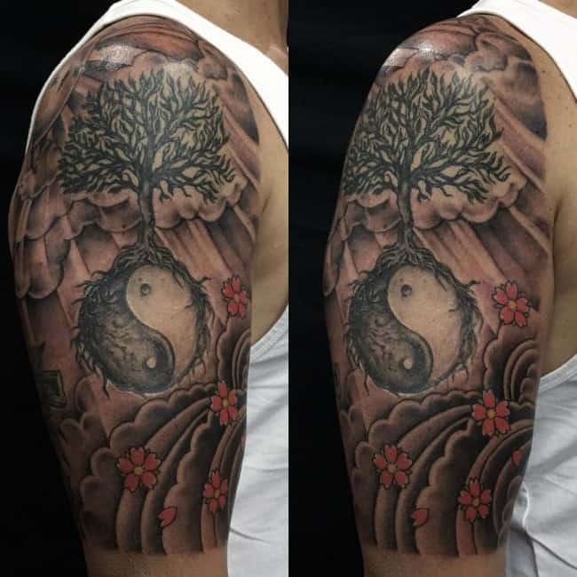 Yang Yang Arms 150 Meaningful Yin Yang  Tattoos Ultimate Guide March 2020 