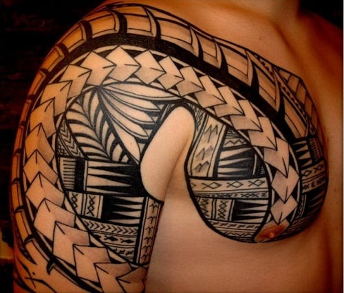 Anaconda Head Shape Tribal Tattoos