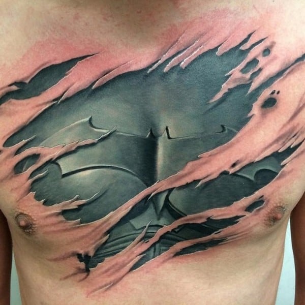 Batman 3D Tattoo