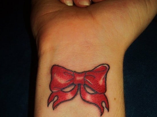 Awesome Bow Tattoo On Wrist  Tattoo Designs Tattoo Pictures