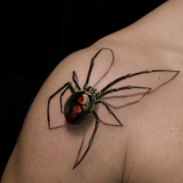 Crawling 3D Tattoo