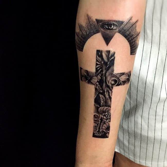 105 Cross Tattoos Small Forearm Finger Plus More Ideas For Men  Women   DMARGE