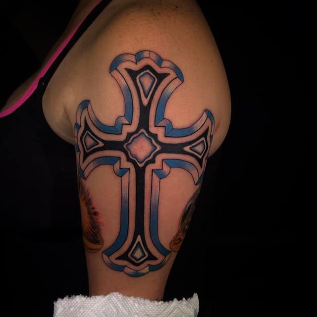 Best Arm Cross Tattoos for Men | TikTok