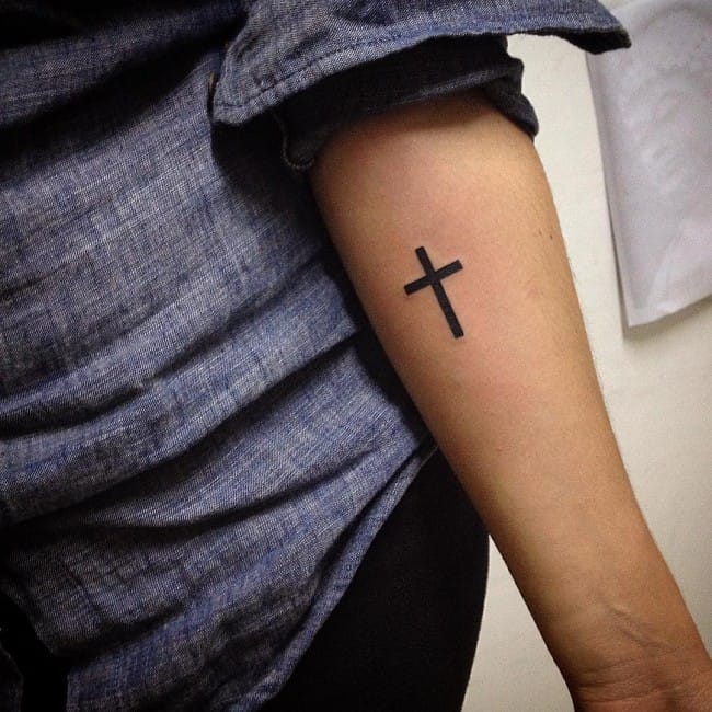 Stone Cross tattoo