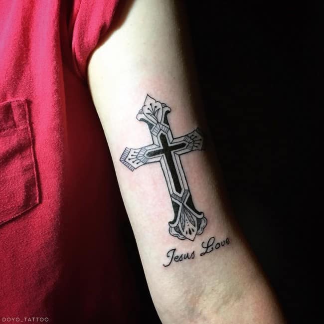 150 Meaningful Cross Tattoos For Men & Women