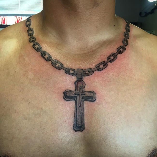 Cremation/Memorial Jewelry : Cremation Jewelry: Tattoo Cross ...