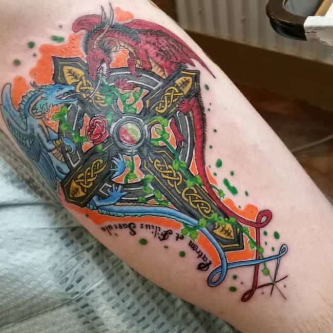 cross tattoo on sleeveTikTok Search