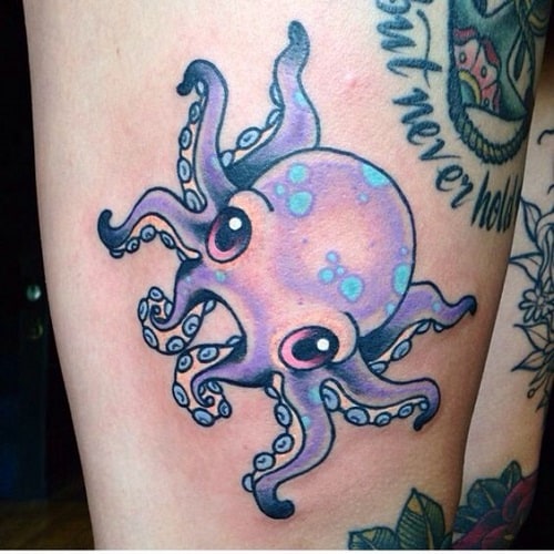 Cute Baby Octopus Tattoos