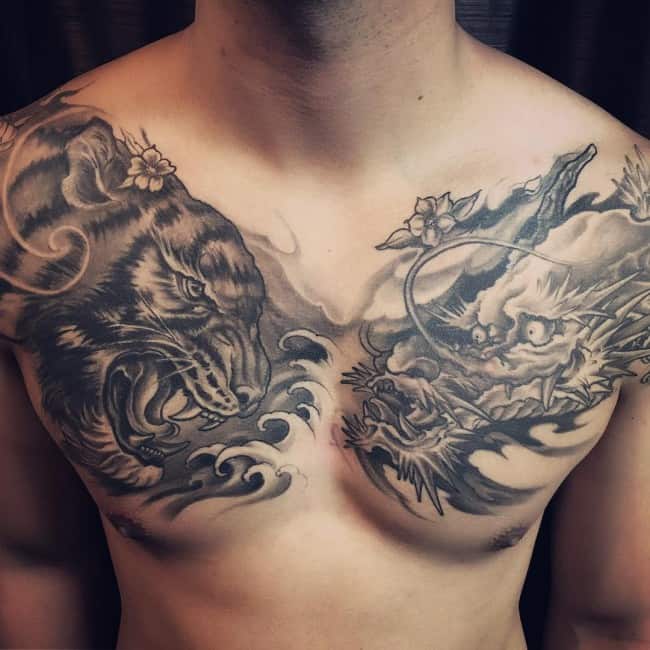 101 Best Dragon Chest Tattoo Ideas Youll Have To See To Believe  Outsons