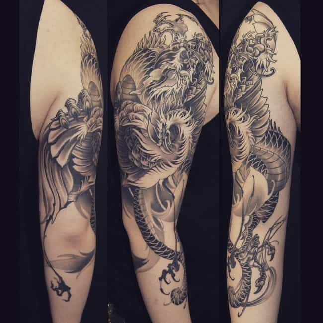 Dragon Arm Tattoos For Men Tattoos Gallery