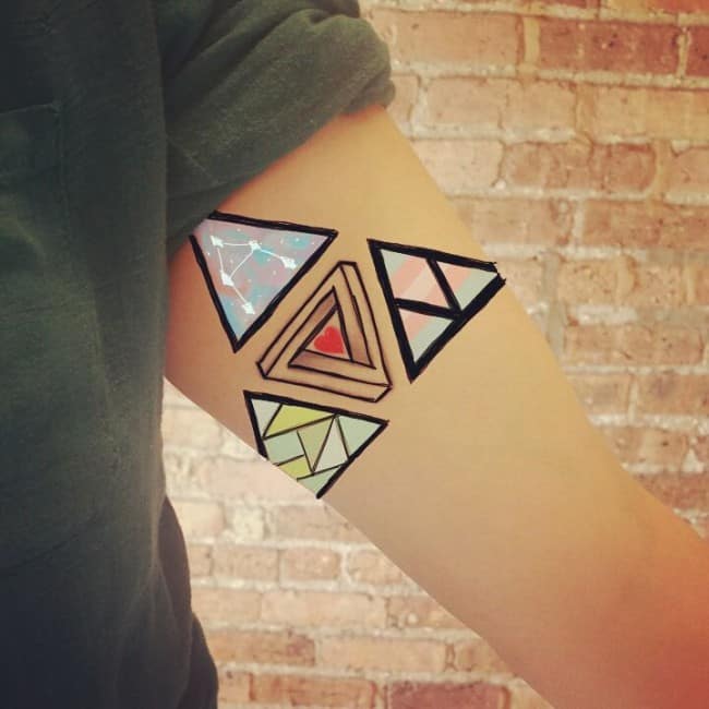 geometric tattoos