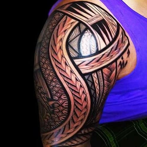 Hawaiian Band Tribal Tattoos