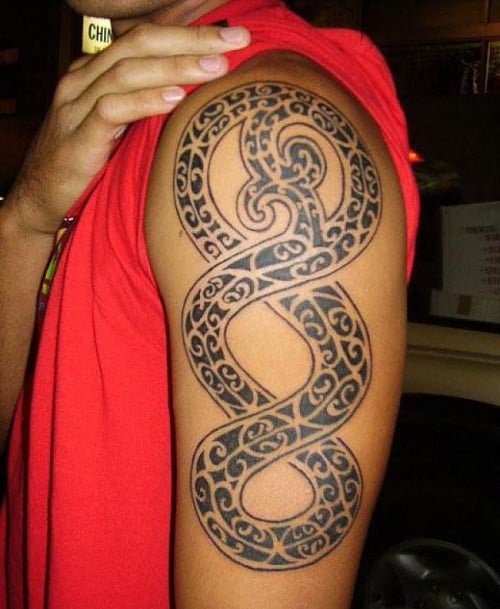 Hawaiian Infinity Tribal Tattoos