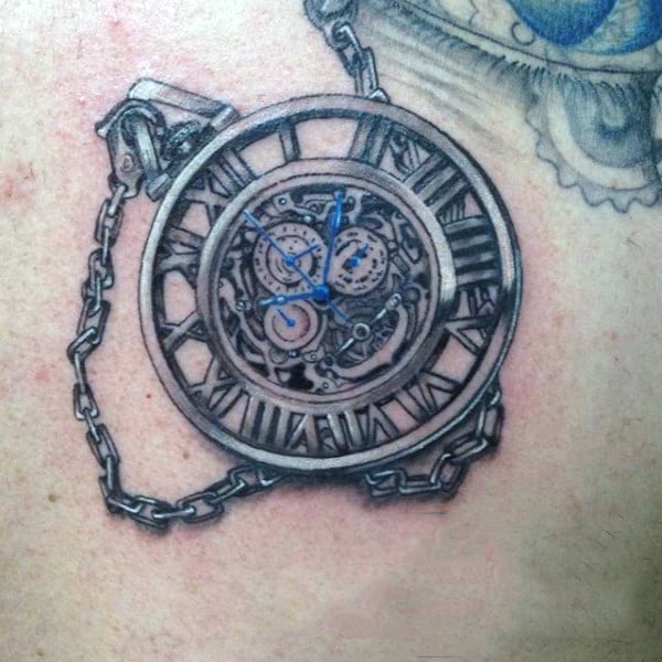 Pocket Watch Tattoo  Inksane Tattoo  piercing