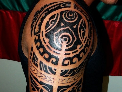 Outstanding Polynesian Style Tribal Tattoos