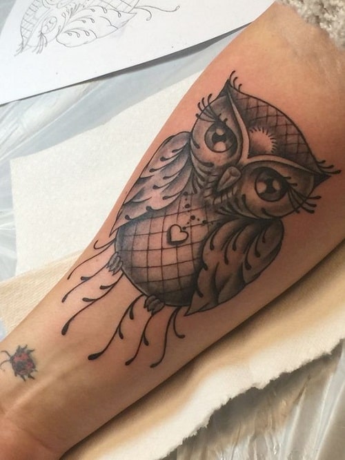 Owl Tattoo for Enthusiasts