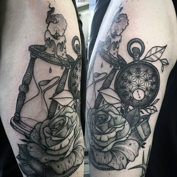 pocket watch tattoo