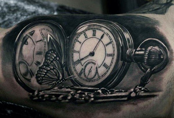 81 Best Pocket Watch Tattoo Design To Give A Try  2023 