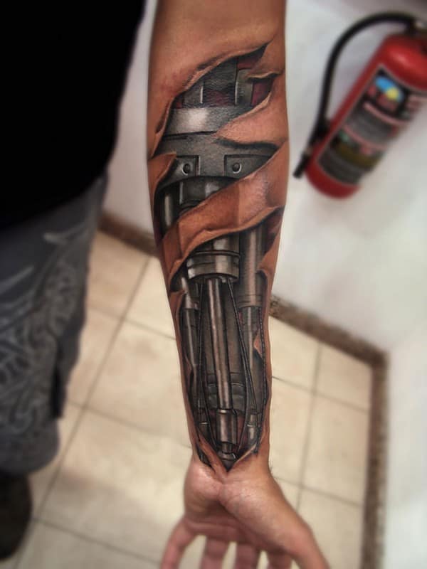 Robotic 3D Tattoos