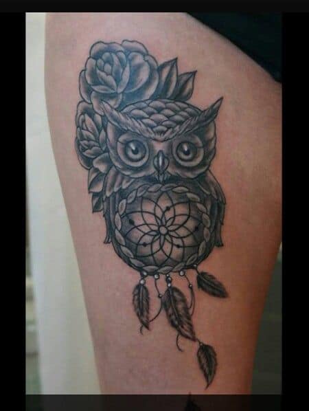 12 Best Owl Dreamcatcher Tattoo Designs  PetPress