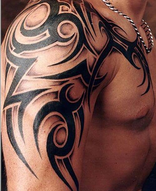 Sexy Shoulder Tribal Tattoos