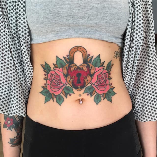 Tummy Tuck Tattoo Ideas