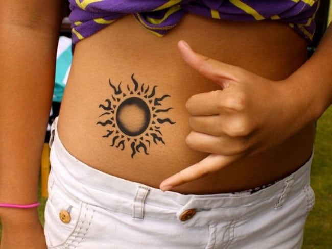 sun tattoos 