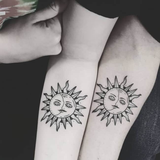 meanings of sun tattoos