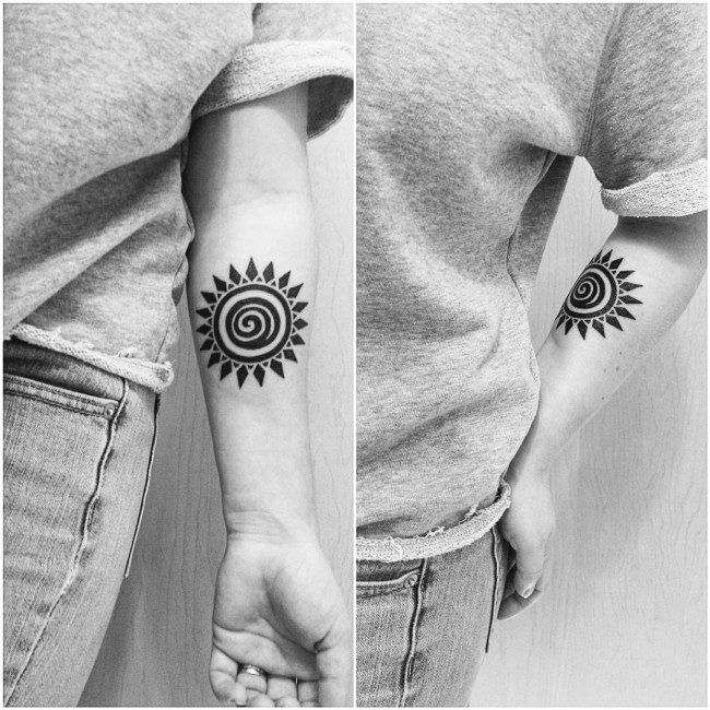 150 Meaningful Sun Tattoos (Ultimate Guide, July 2019)