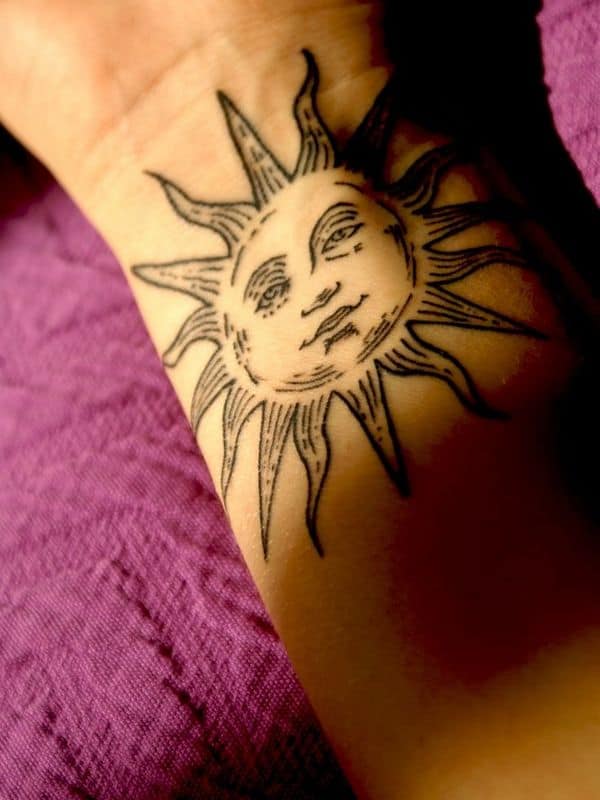 150 Most Impressive Sun Tattoo Designs And Meanings