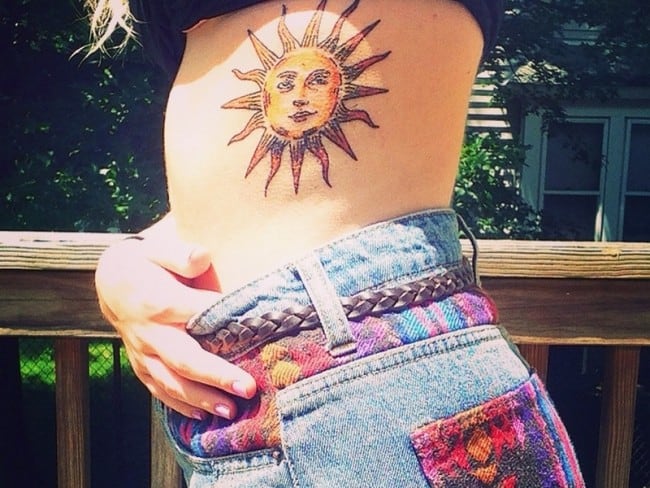 sun tattoos 