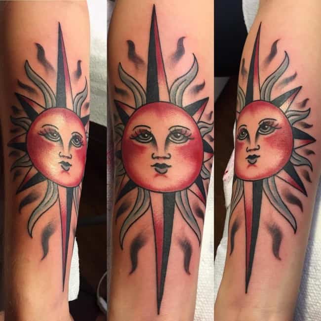 150 Most Impressive Sun Tattoo Designs And Meanings