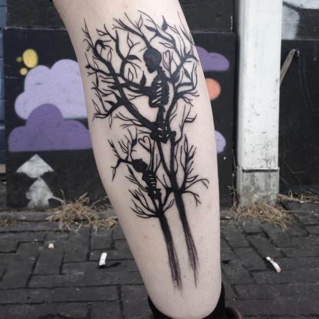 Top more than 68 tattoo tree leg  thtantai2