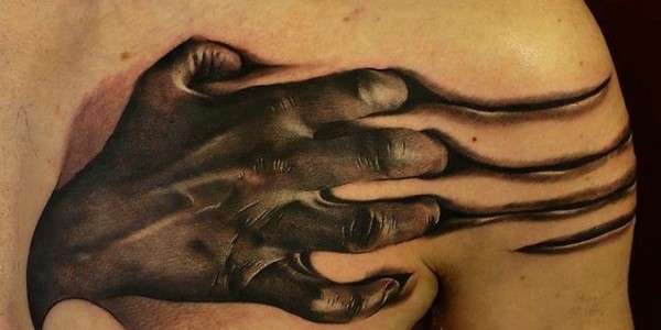 Weird 3D Tattoos