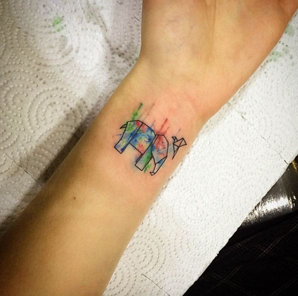 Elephant Mandala Tattoo