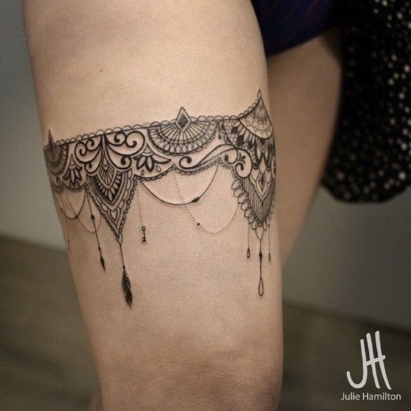 Mandala on back of leg | Leg tattoos women, Thigh tattoos women, Back of  leg tattoos