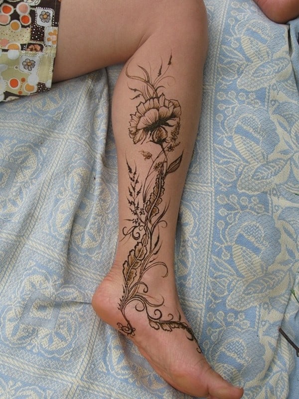 calf tattoo in Ornamental Tattoos  Search in 13M Tattoos Now  Tattoodo