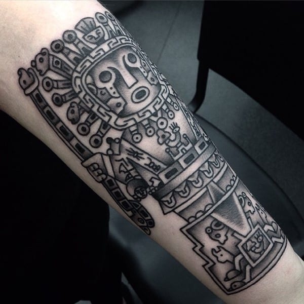 150 Tribal Aztec Tattoos For Men Ultimate Guide 21