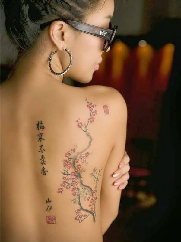 chinese back tattoo 