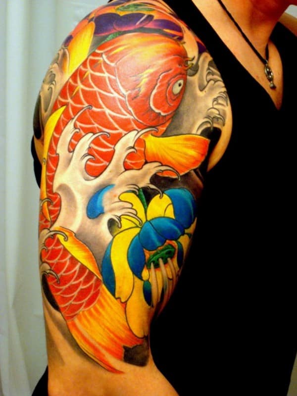 japanese shoulder tattoo