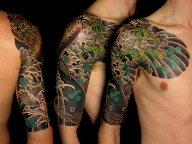 Japanese Bamboo Tattoo Idea  BlackInk