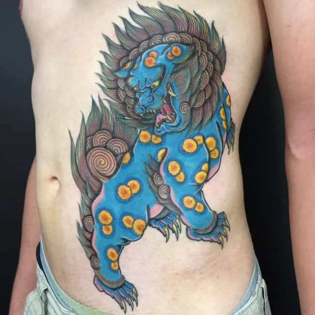 japanese stomach tattoo