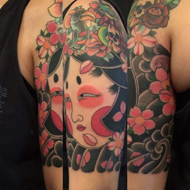 35 Awesome Traditional Japanese Sleeve Tattoos  Tattoo Me Now