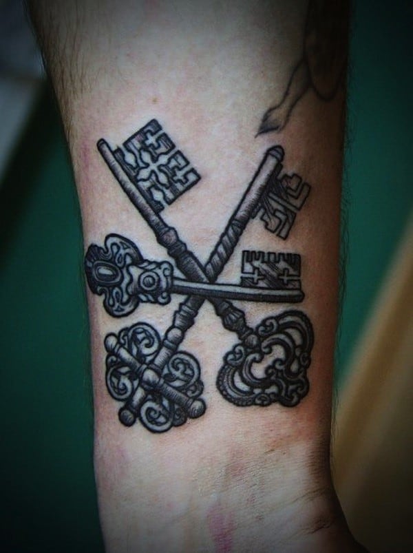 key-tattoo-wrist