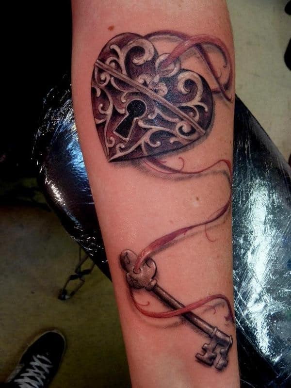 lock-key-tattoo-design-idea-ink156