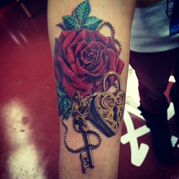 lock-key-tattoo-design-idea-ink233