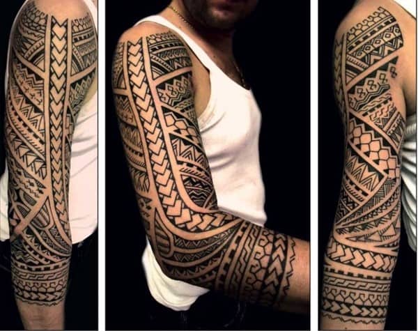 polynesian-sleeve-tattoo