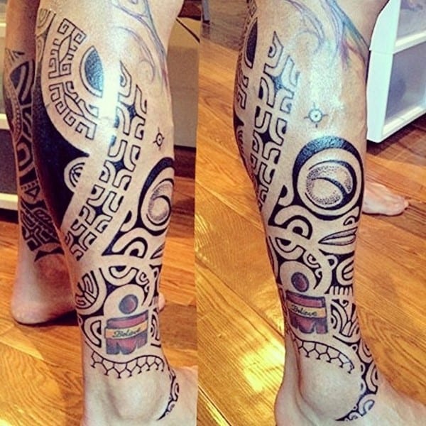 polynesian-tattoo-on-foot