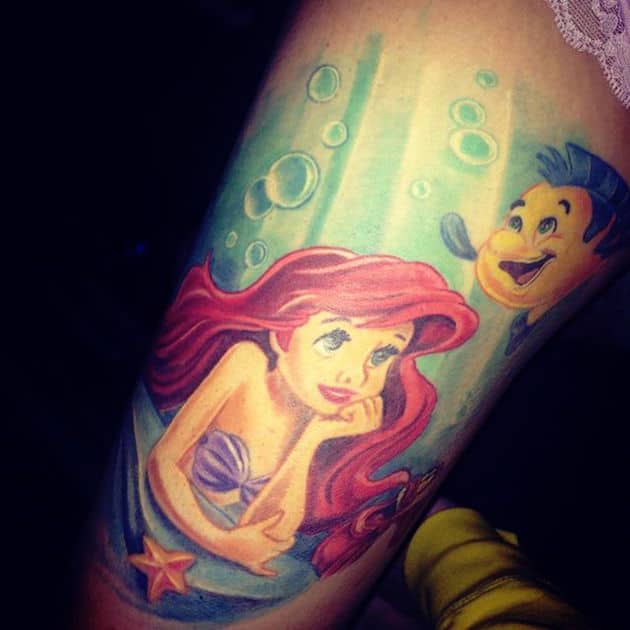 32-ariel-the-little-mermaid-tattoo