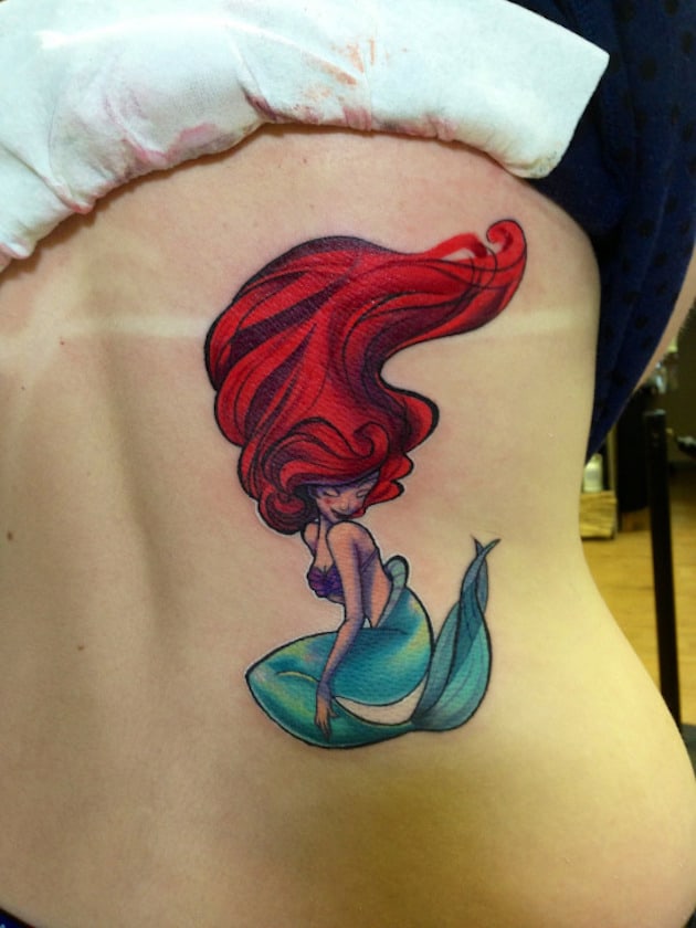4-ariel-the-little-mermaid-tattoo